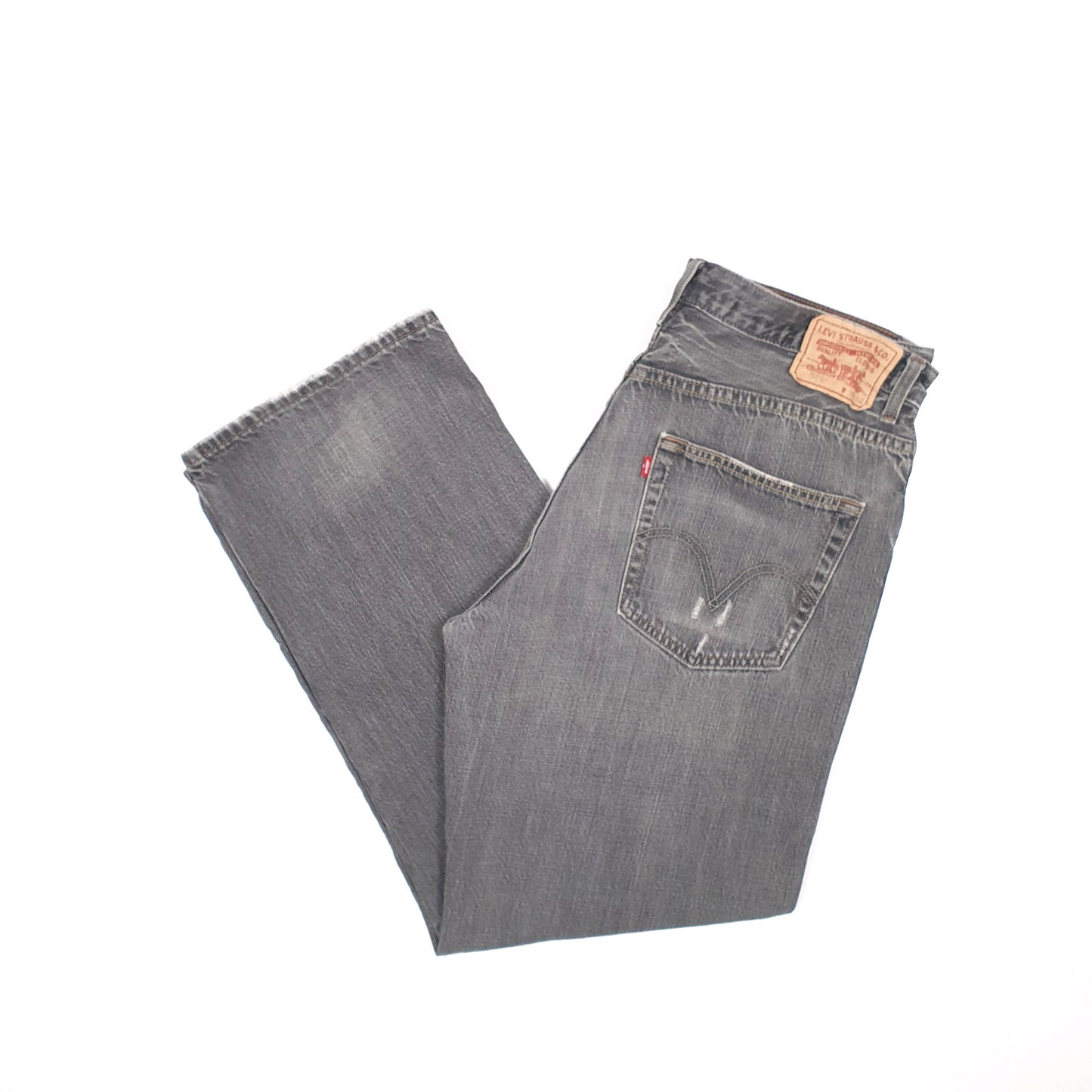 Levis 569 Loose Fit Jeans W36 L31 Grey