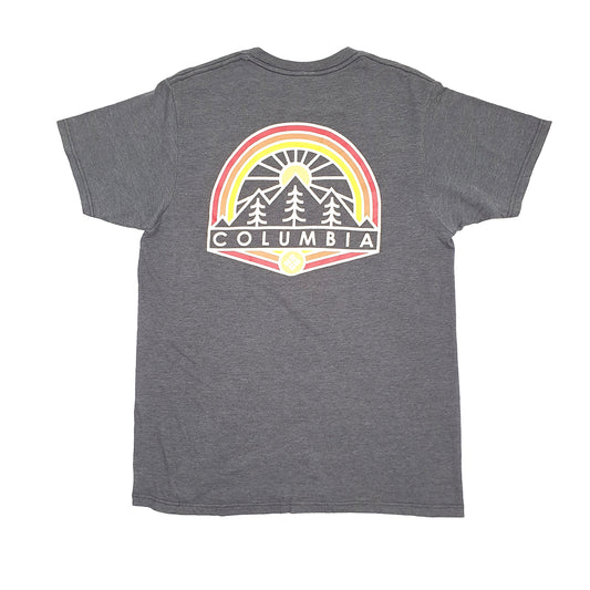 Mens Grey Columbia Sportswear Short Sleeve T Shirt