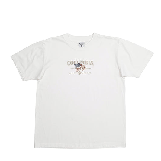 Mens Ehite Columbia Sportswear Short Sleeve T Shirt