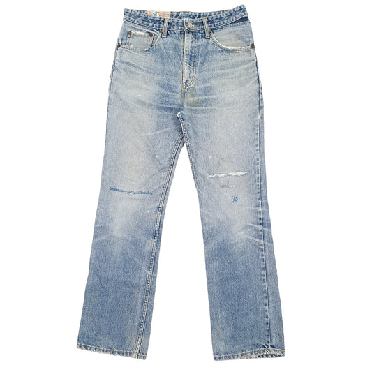 Levis 501 Regular Fit Farmers Miners Mechanics 1980's Vintage Jeans W30 L30 Blue