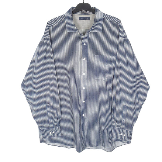 Tommy Hilfiger Long Sleeve Regular Fit Striped Shirt Navy