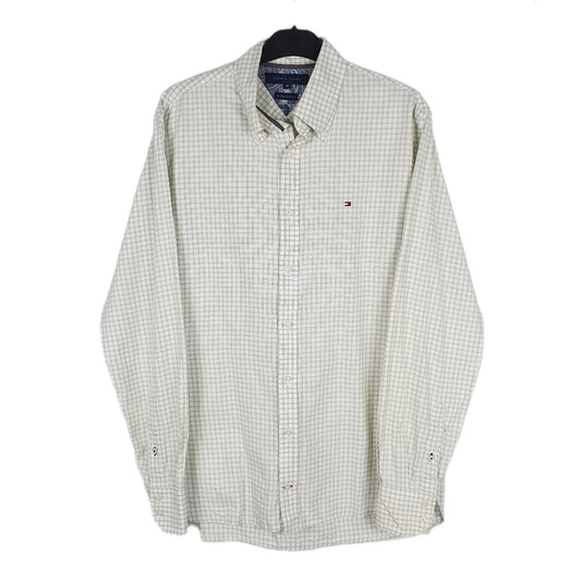 White Tommy Hilfiger Long Sleeve Shirt