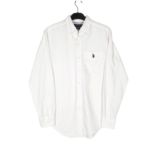 US Polo Assn Long Sleeve Regular Fit Shirt White