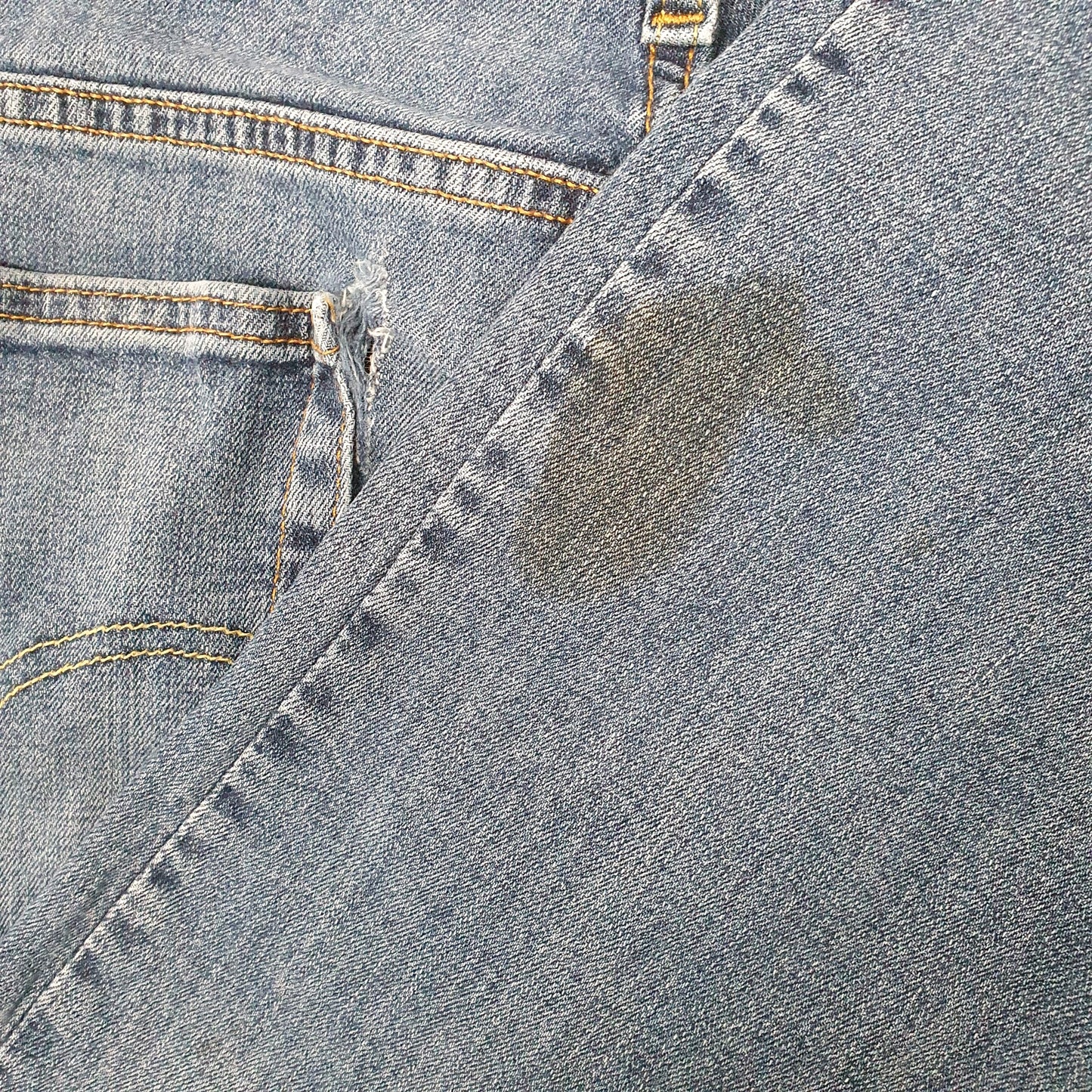 Levis 559 Relaxed Fit Repair needed Jeans W34 L30 Blue