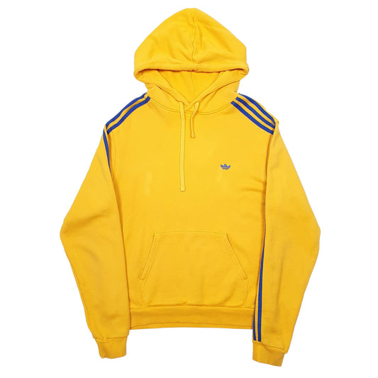 Mens Yellow Adidas Mark Gonzales Skateboarding Hoodie Jumper