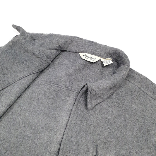 Eddie Bauer Full Zip Fleece XXL Grey