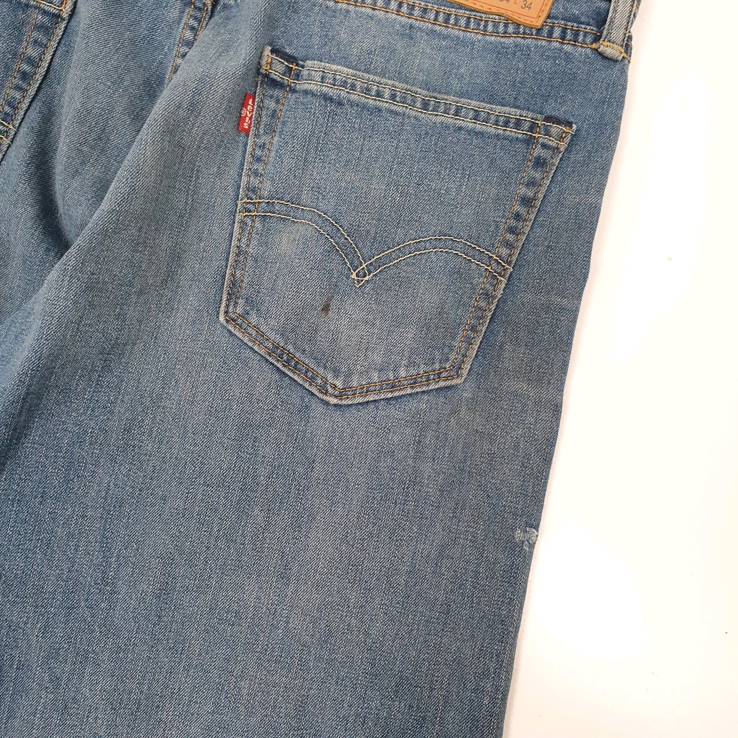 Levis 504 Regular Fit Jeans W36 L34 Blue