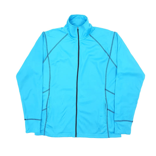 Womens Blue Fila Active Full Zip Jumper