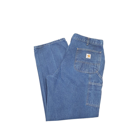 Carhartt Carpenter Loose Fit Jeans W38 L32 Blue