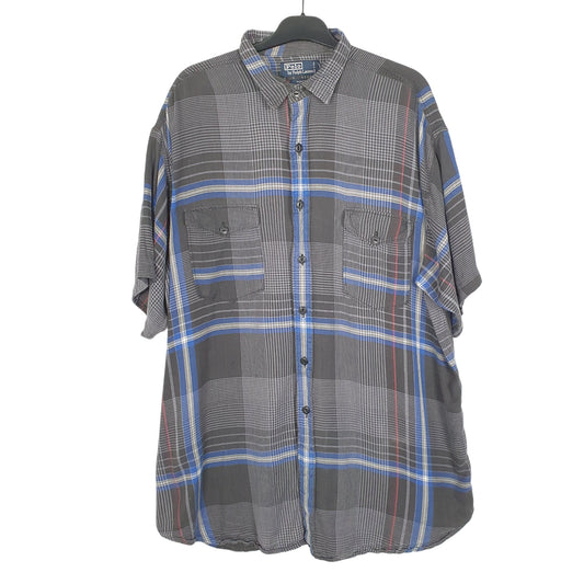 Ralph Lauren Short Sleeve Regular Fit Check Shirt Black