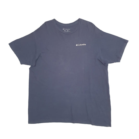 Mens Blue Columbia Sportswear Short Sleeve T Shirt