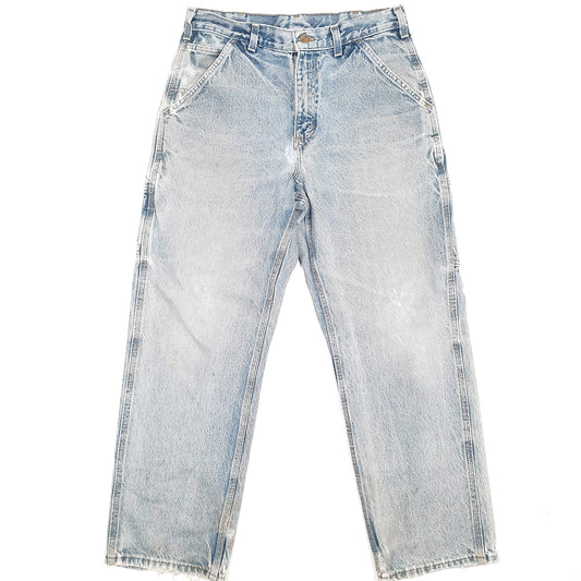Carhartt Casual Loose Fit Carpenter Jeans W32 L29 Blue