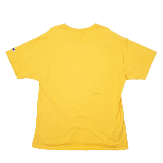 Champion Short Sleeve T Shirt Yellow