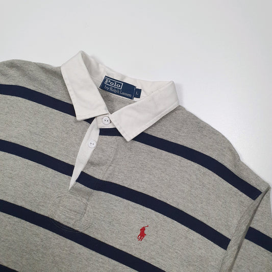 Polo Ralph Lauren Rugby Shirt L Grey
