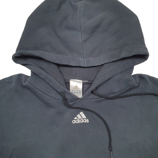 Mens Black Adidas Hoodie Jumper