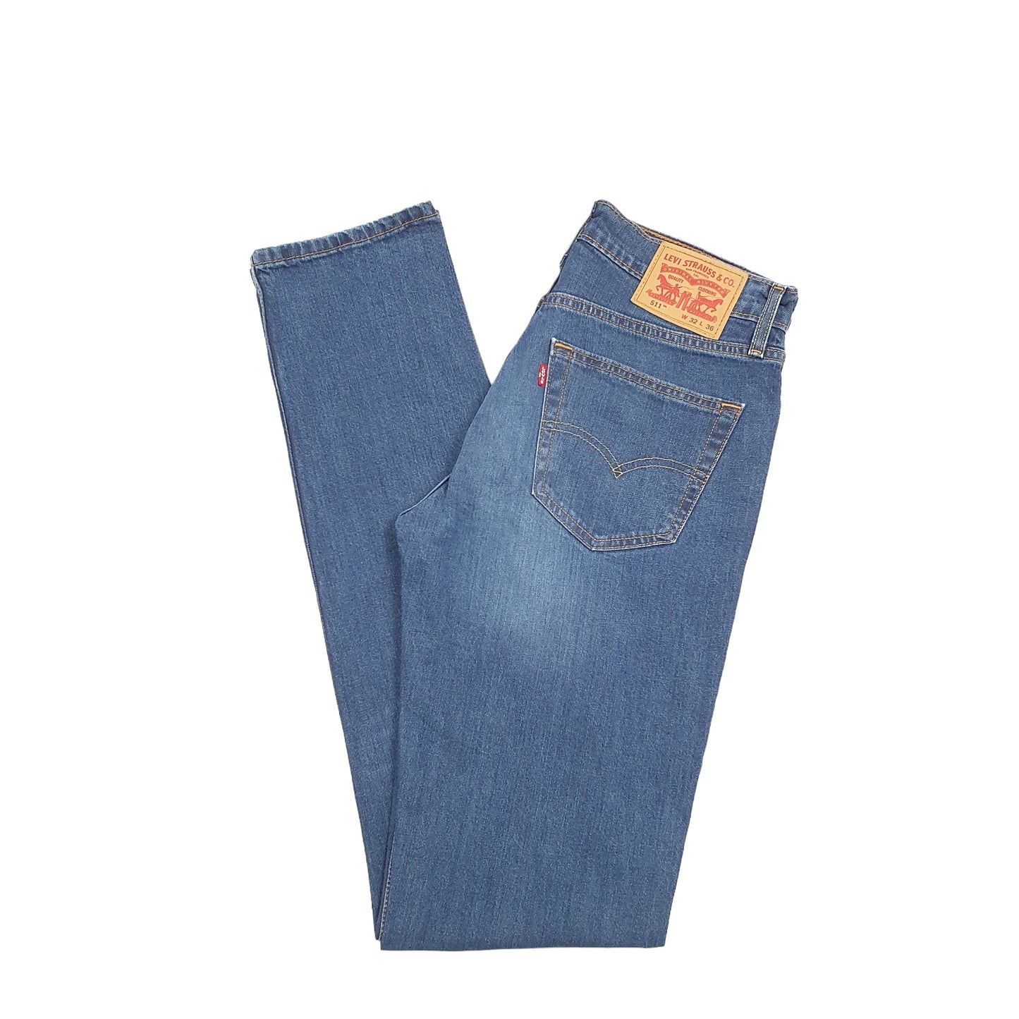 Levis 511 Slim Fit Jeans W32 L37 Blue