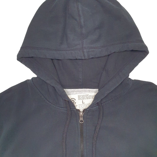 Mens Black Champion Full Zip Jumper