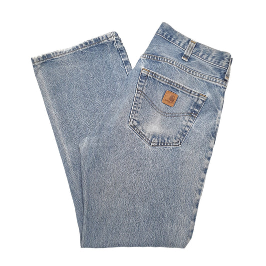 Mens Blue Carhartt Carpenter JeansW33 L30