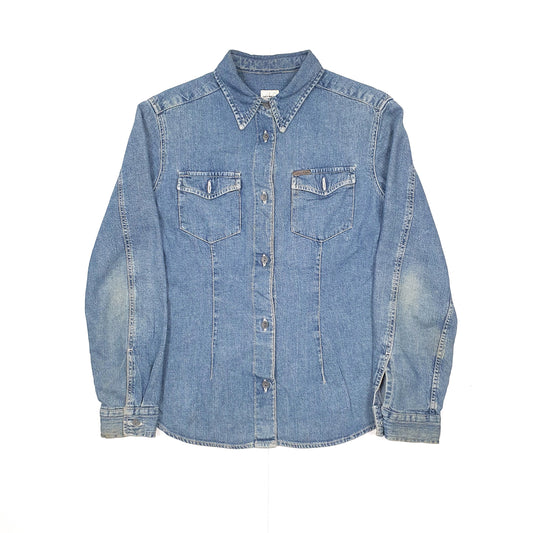 Womens Calvin Klein Denim Jacket Blue