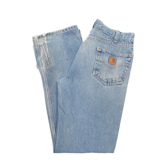 Mens Blue Carhartt Casual JeansW34 L34