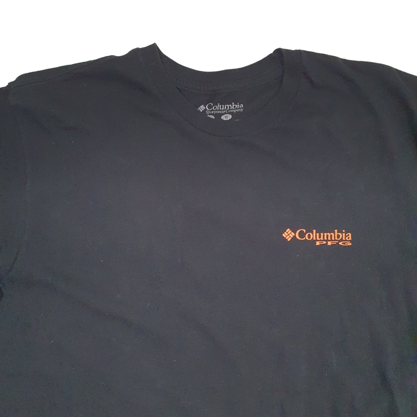 Mens Black Columbia Sportswear Short Sleeve T Shirt