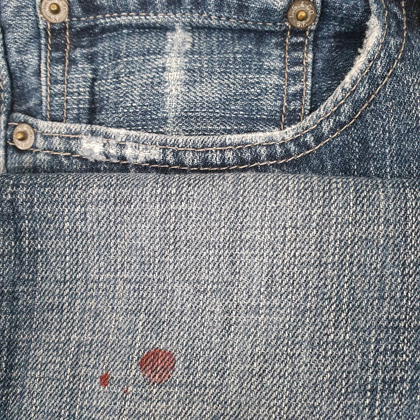 Levis 514 Straight Fit Jeans W32 L31 Blue