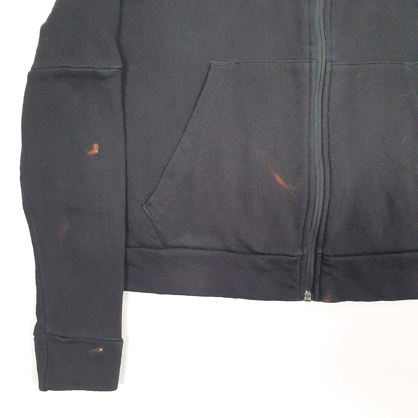 Womens Black Puma Full Zip Jumper