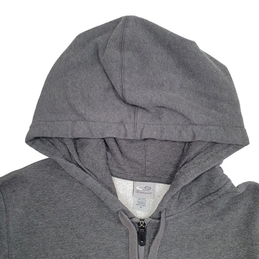 Mens Grey Champion Full Zip Jumper