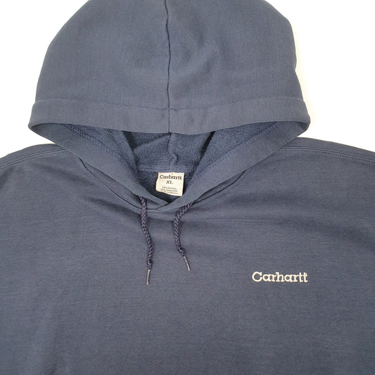 Mens Navy Carhartt Hoodie Jumper