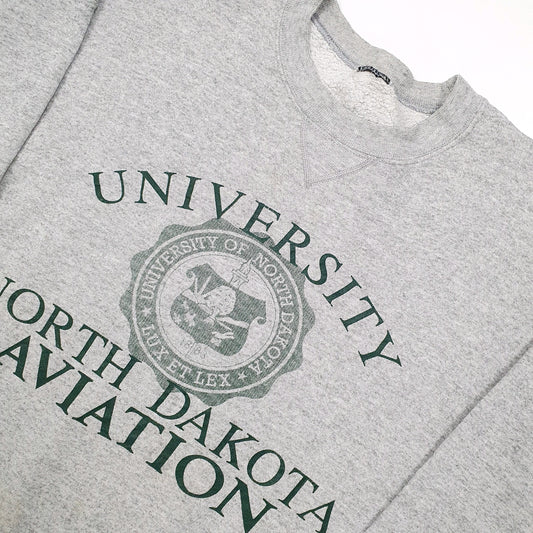 Fruit of the Loom USA College Crewneck L Grey