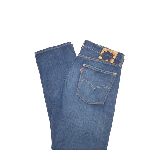 Levis Straight Straight Fit Jeans W36 L30 Blue
