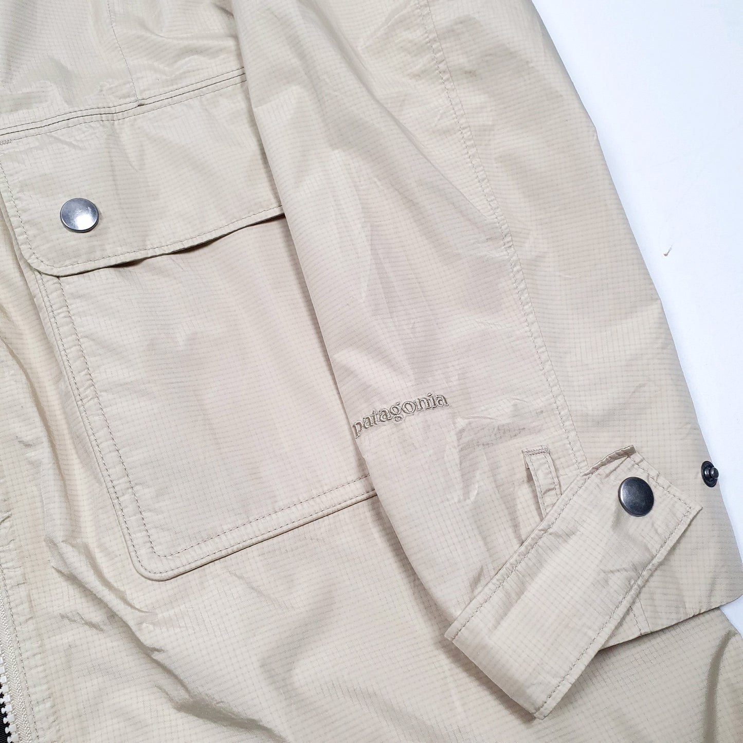 Womens Patagonia Torrentshell Trench Rain Coat Beige