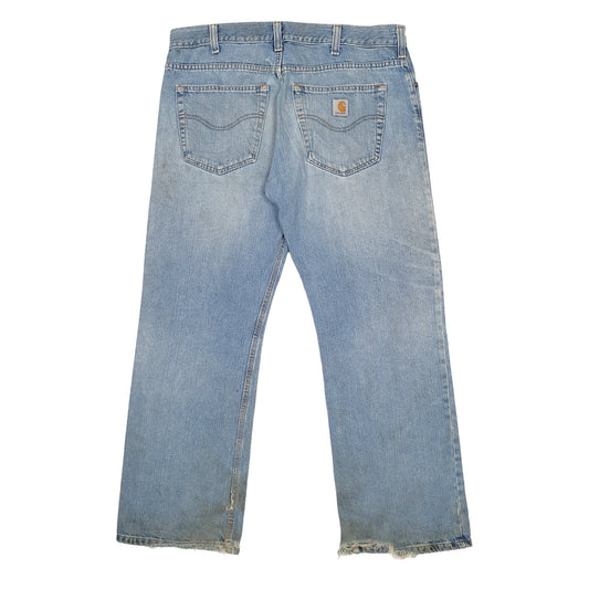 Mens Blue Carhartt Carpenter JeansW37 L30