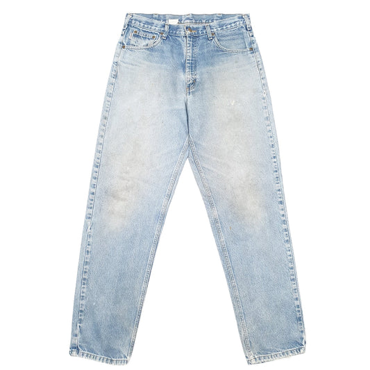 Mens Blue Carhartt Tapered Casual JeansW34 L34