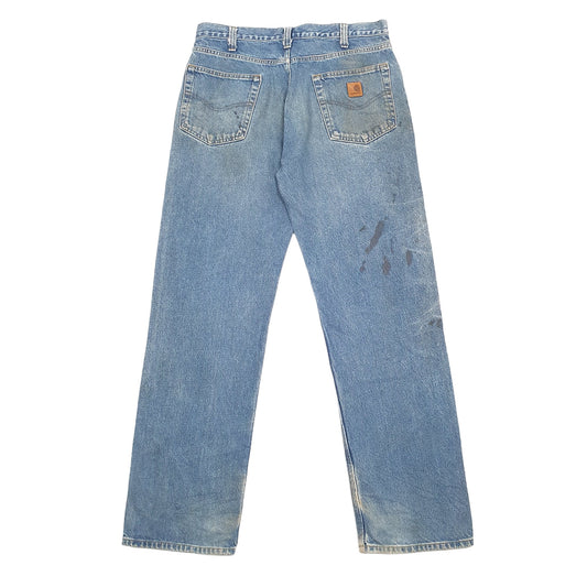Carhartt Straight Loose Fit Jeans W34 L32 Blue