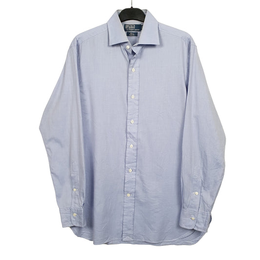 Mens Blue Ralph Lauren Long Sleeve Shirt