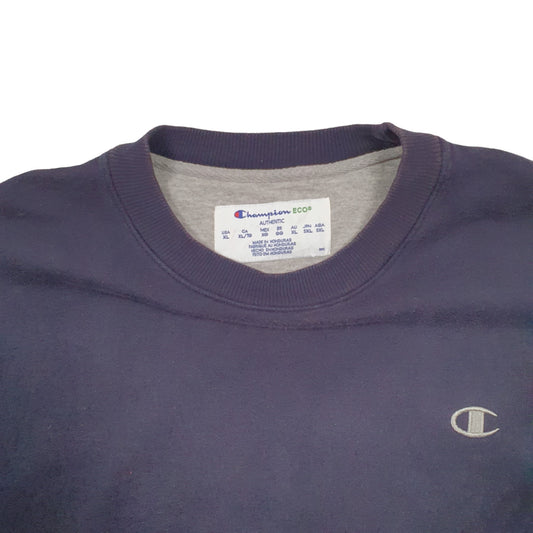 Mens Blue Champion Crewneck Jumper