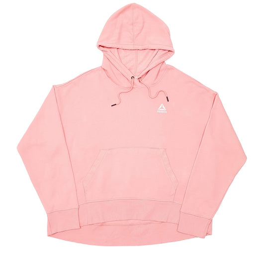 Womens Pink Reebok Hoodie Jumper