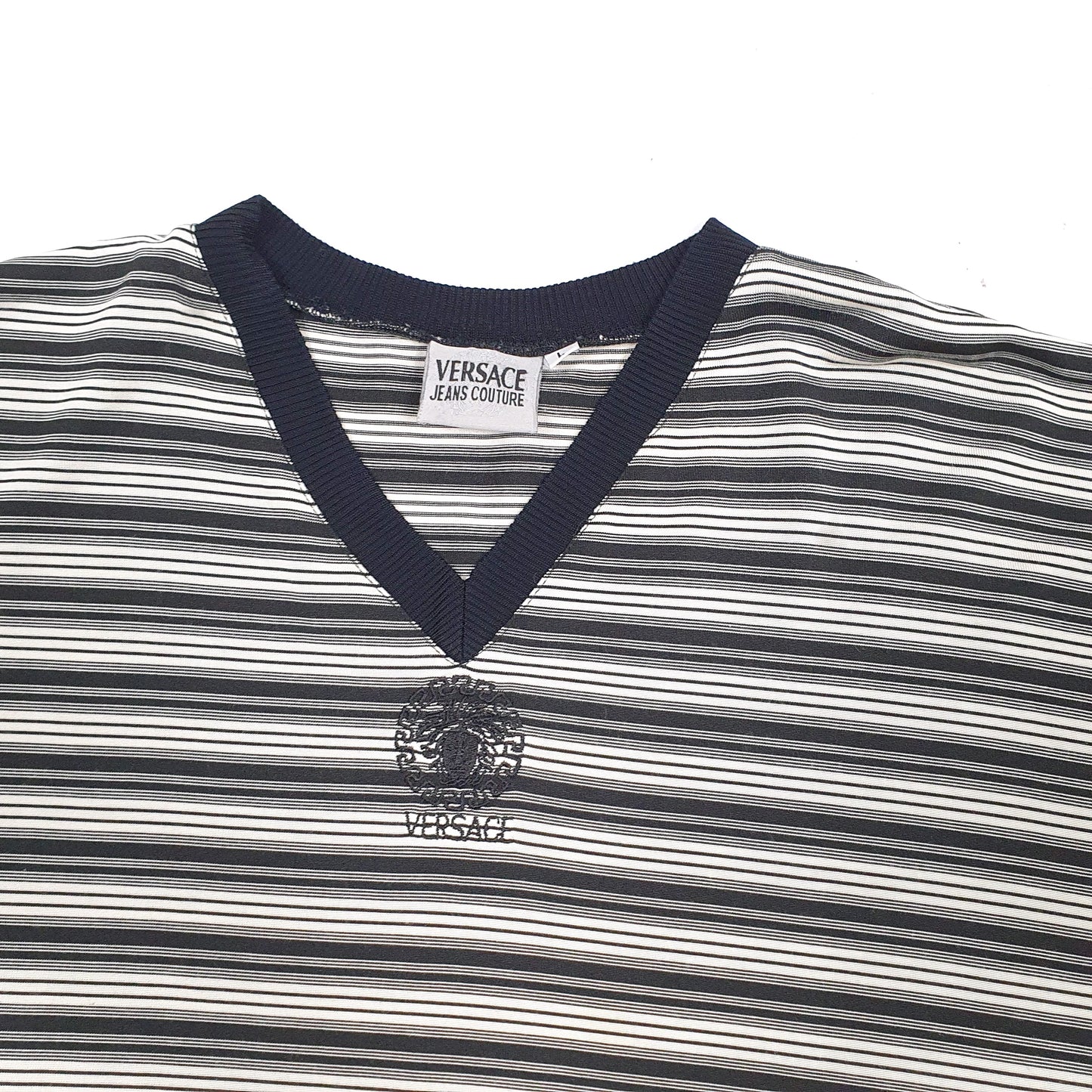 Mens Beige Versace Short Sleeve T Shirt