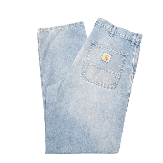 Mens Blue Carhartt WIP Simple Pant Carpenter JeansW36 L34