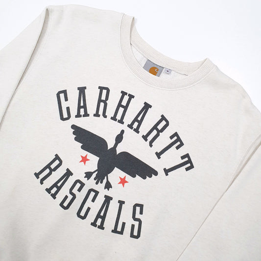 Carhartt Rascals Spellout Crewneck M Cream