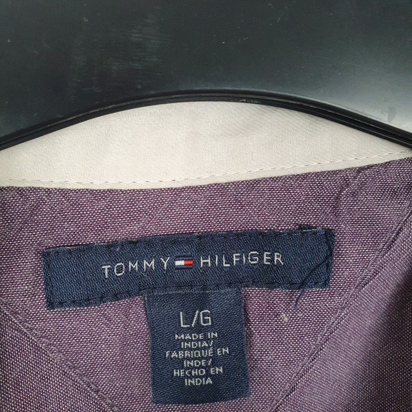 Womens Purple Tommy Hilfiger Long Sleeve Shirt