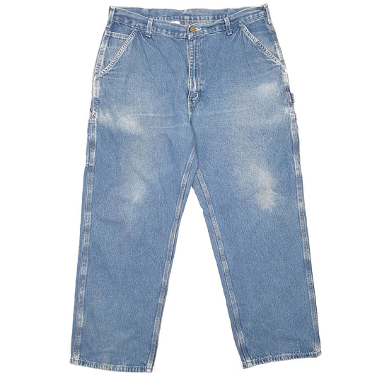 Carhartt Casual Loose Fit Carpenter Jeans W38 L29 Blue