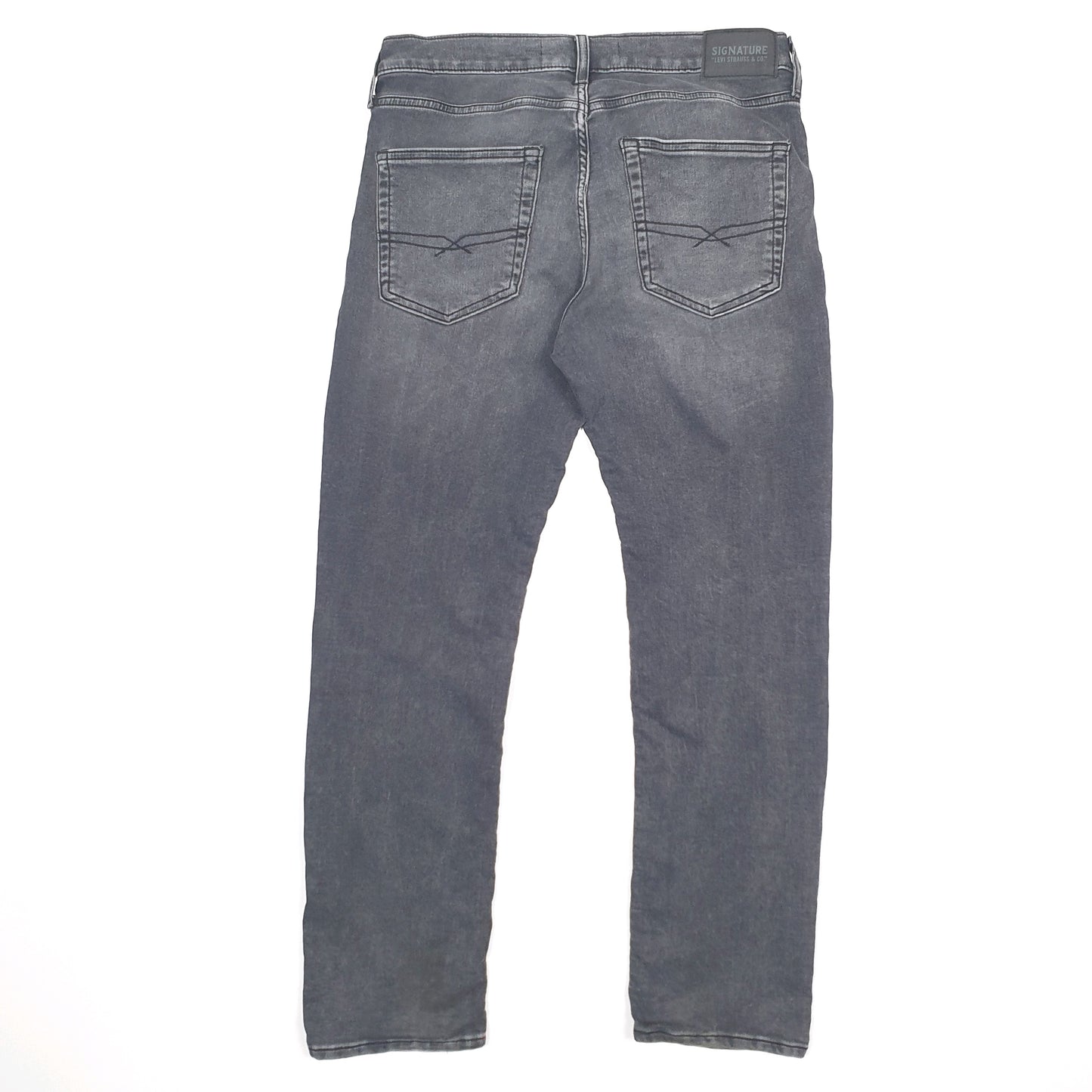 Levis Signature Slim Fit Flex Jeans W36 L30 Grey