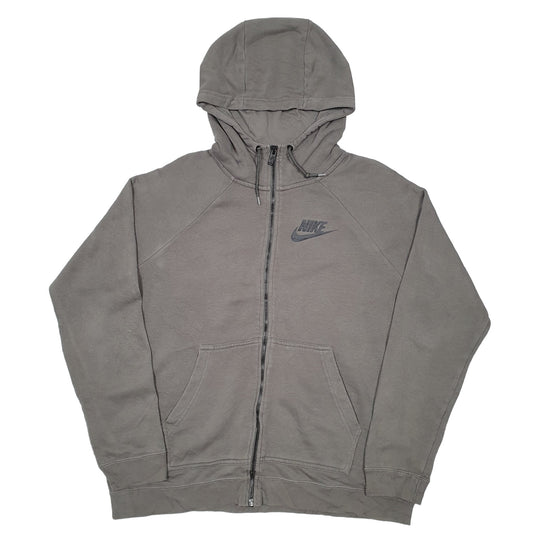 Khaki Nike Hoodie Full Zip Jumper