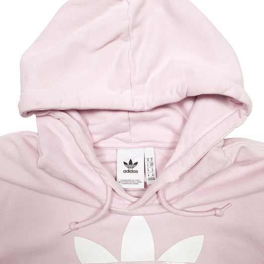 Mens Pink Adidas Hoodie Jumper