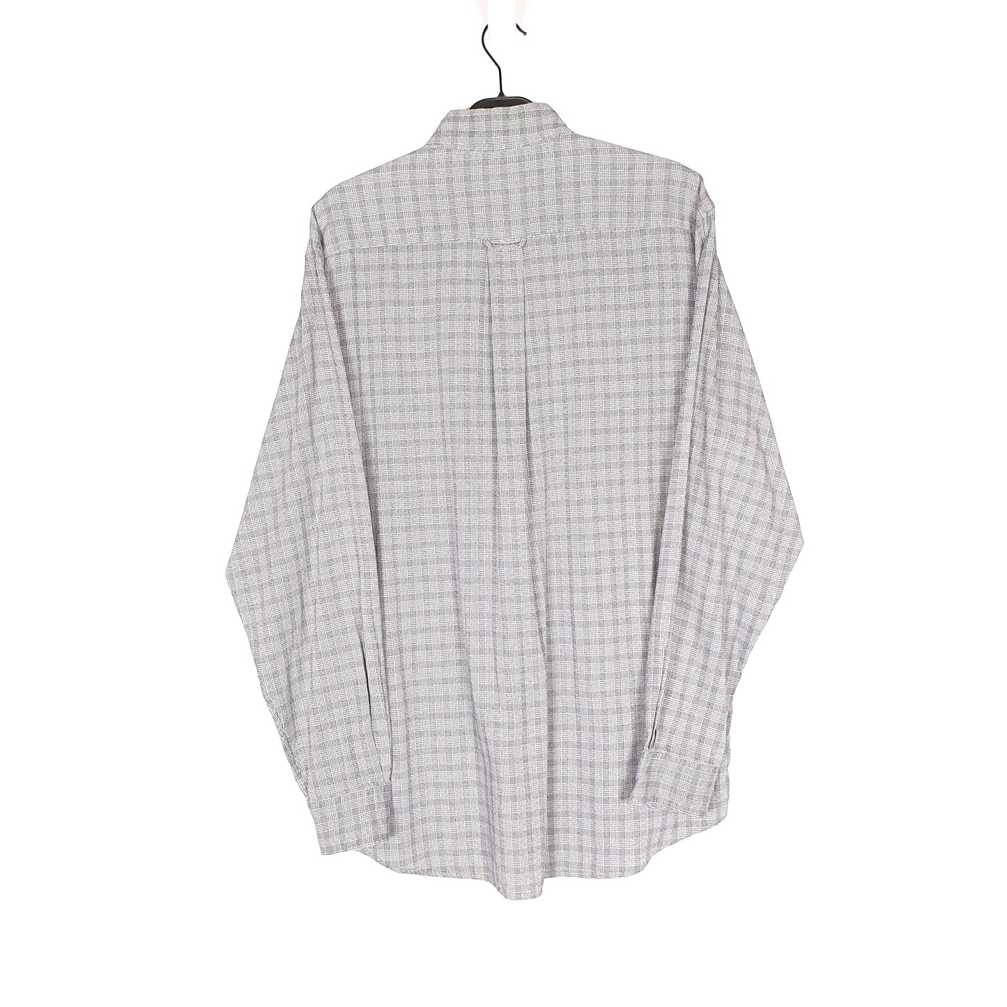 Hugo Boss Long Sleeve Regular Fit Check Shirt Grey