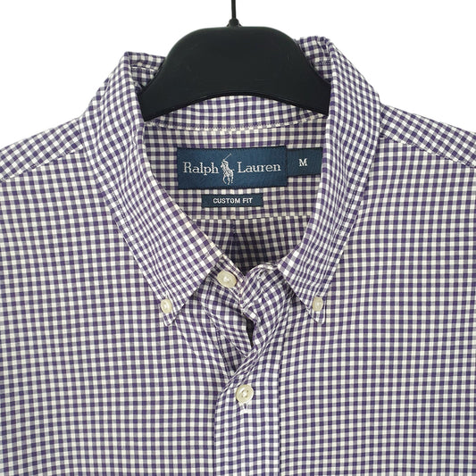 Mens Purple Ralph Lauren Long Sleeve Shirt