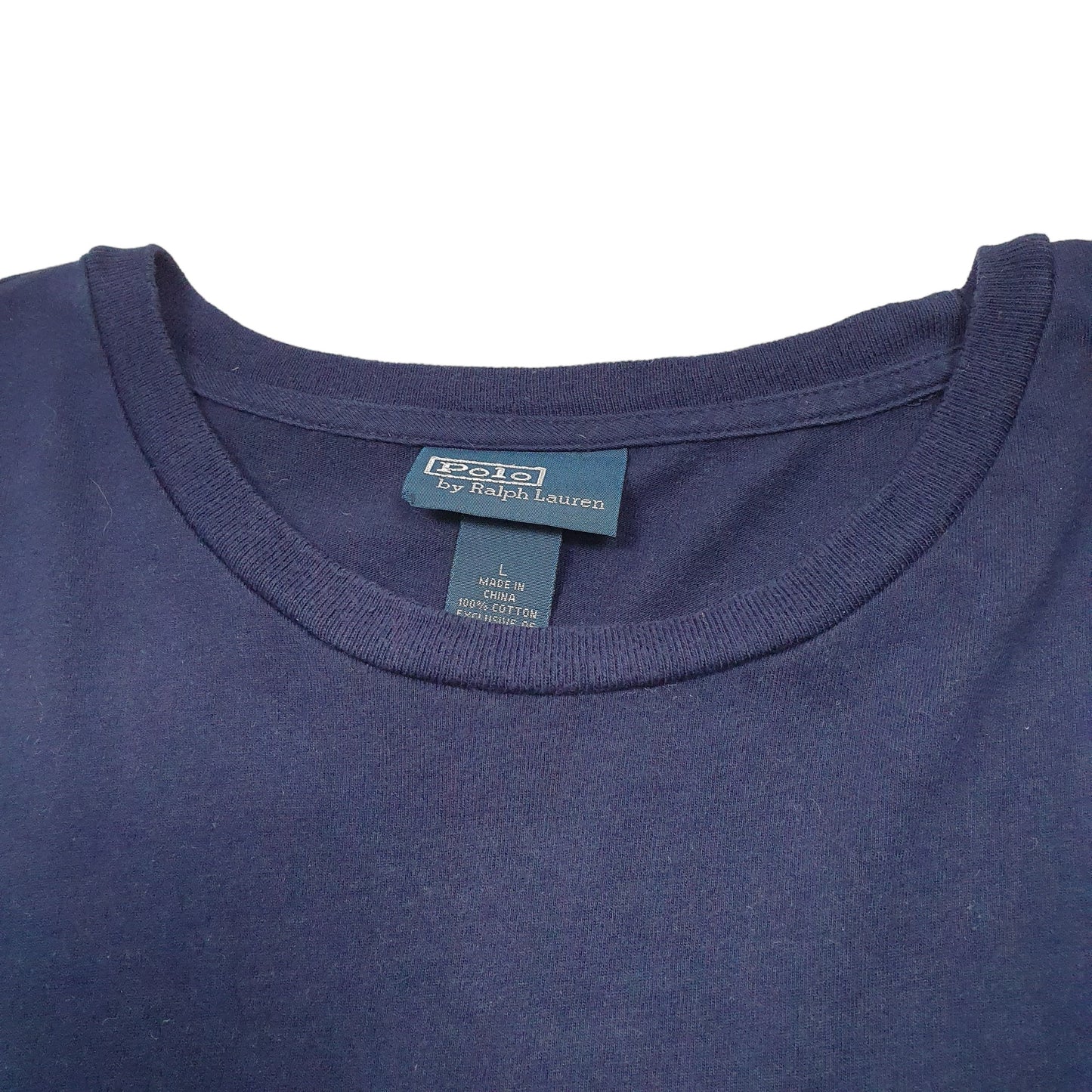 Mens Navy Polo Ralph Lauren Long Sleeve T Shirt