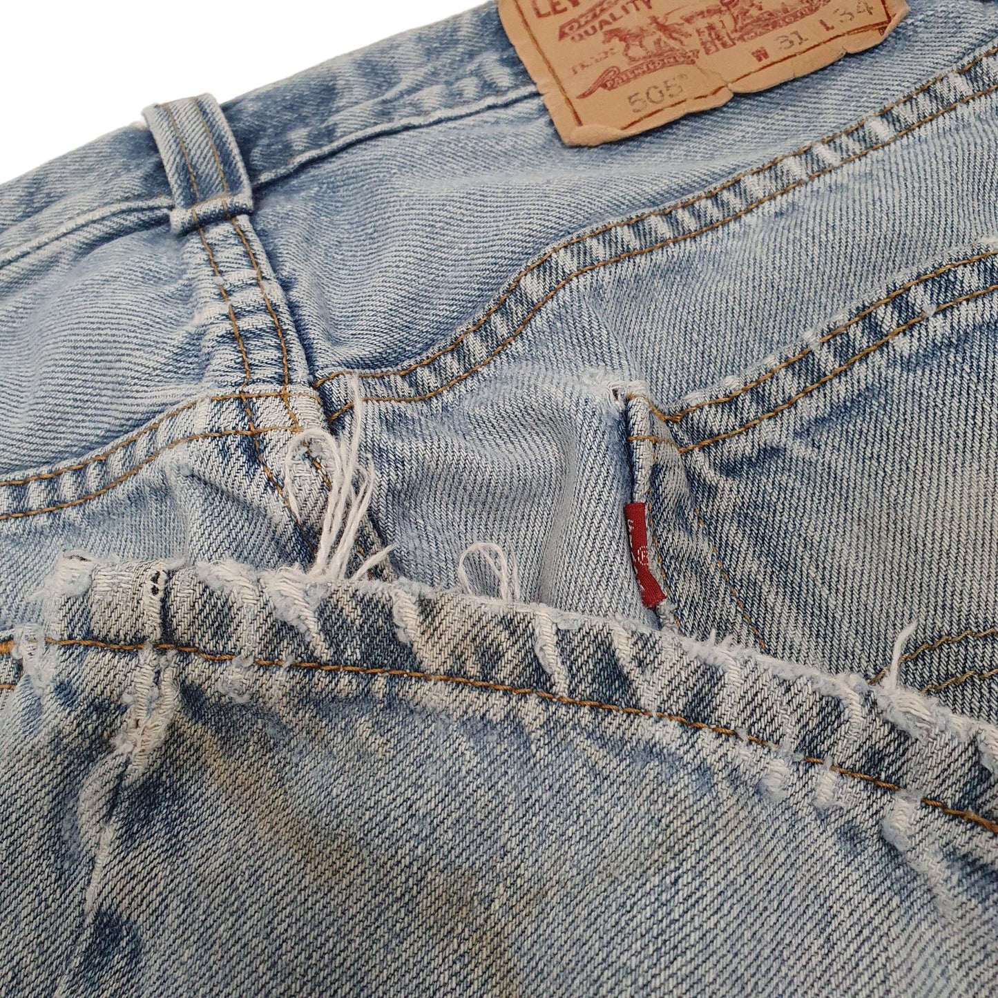 Levis 505 Regular Fit Jeans W31 L34 Blue